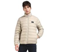 Calvin Klein Cazadora acolchada Hombre Down Jacket ligera, Gris (Rock Ridge), XS