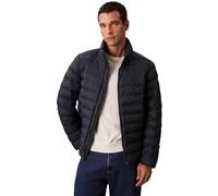 Calvin Klein Cazadora acolchada Hombre Nylon Hooded Puffer con capucha, Azul (Ink), M