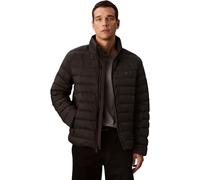 Calvin Klein Cazadora acolchada Hombre Nylon Hooded Puffer con capucha, Negro (Black), M