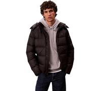 Calvin Klein Cazadora acolchada Hombre Nylon Zip Off con capucha, Negro (Black), XL