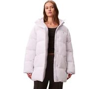 Calvin Klein Cazadora acolchada Mujer Belted Midweight con cinturón, Morado (Lacey Lilac), S