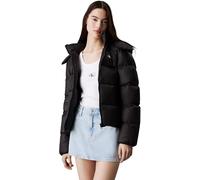 Calvin Klein Cazadora acolchada Mujer Down Short Puffer con capucha, Negro (Ck Black), 3XL
