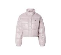 Calvin Klein Cazadora acolchada Mujer Shine Cropped, Gris (Gull Gray), S