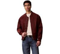 Calvin Klein Cazadora bomber Hombre Hero con cremallera, Rojo (Mocha Moment), XL