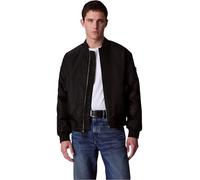 Calvin Klein Cazadora bomber Hombre Jeans Hero con cremallera, Negro (Black), XXL