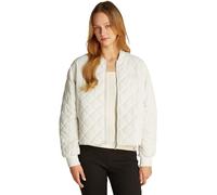 Calvin Klein Cazadora bomber Mujer Quilted Jacket fina, Marfil (Ivory), S