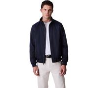 Calvin Klein Cazadora de entretiempo Hombre Padded Harrington con cuello alto, Azul (Dark Sapphire), M