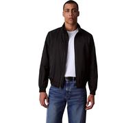 Calvin Klein Cazadora de entretiempo Hombre Padded Harrington con cuello alto, Negro (Black), XXL