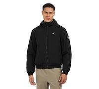 Calvin Klein Cazadora Hombre Padded Hooded Cazadora de entretiempo, Negro (Ck Black), XL