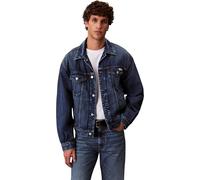 Calvin Klein Cazadora vaquera Hombre 90s Horizon Trucker con bolsillos en el pecho, Azul (Horizon), XL