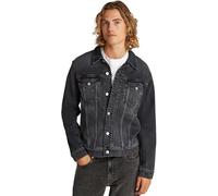 Calvin Klein Cazadora vaquera Hombre Slim con bolsillos en el pecho, Negro (Denim Black), M