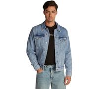 Calvin Klein Cazadora vaquera Hombre Slim Denim Jacket con bolsillos en el pecho, Azul (Denim Light), M