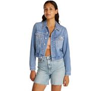Calvin Klein Cazadora vaquera Mujer Cropped 90'S Denim Trucker con bolsillos en el pecho