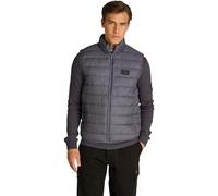 Calvin Klein Chaleco Hombre Down Vest Chaleco acolchado, Gris (Ebony), XS
