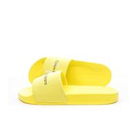 Calvin Klein Chanclas Amarillo Mujer Jeans Slide Monogram, amarillo, 37 EU