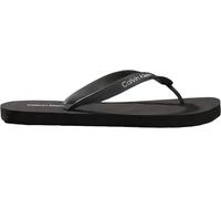Calvin Klein Chanclas Beach Hombre Beach Long Slide Sandalias de dedo, Negro (Triple Black), 46