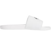 Calvin Klein Chanclas Mujer Ess Slide Cv con monograma, Blanco (Bright White/Black), 40