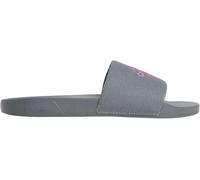 Calvin Klein Chanclas Mujer Ess Slide Cv con monograma, Gris (Turbulence/Pink Yarrow), 41