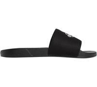 Calvin Klein Chanclas Mujer Ess Slide Cv con monograma, Negro (Black/Soft Levander), 36