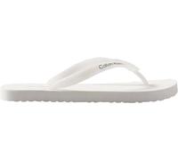 Calvin Klein Chanclas Mujer Tpu Metallic sandalias de dedo, Blanco (Bright White), 36