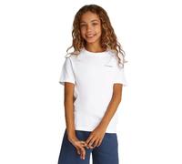 Calvin Klein Chest Inst.Logo SS T-Shirt Iu0iu00683 Camiseta S/S, White (Bright White), 8 Años Unisex Adulto