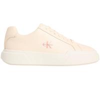 Calvin Klein Chunky Cupsole Laceup LTH Wn Yw0yw01947, Parte Superior Baja Mujer, Beige (Light Cashew/Lapis Blue/Marshmallow), 37 EU