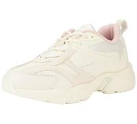 Calvin Klein Chunky Sole Sneaker Mujer Retro Tennis Low Top, Beige (Creamy White/Peach Whip), 40