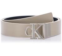Calvin Klein Cinturón Adj/Rev para mujer, Marrón (Crockery/Tonal Dark), 120 cm