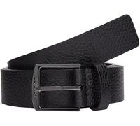 Calvin Klein Cinturón de Piel para Hombre Ck Casual 35mm, Negro (Ck Black Pebble), 95 cm