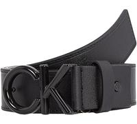 Calvin Klein Cinturón de Piel para Hombre, Negro (Ck Black), 115 Cm