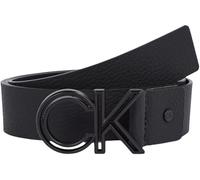 Calvin Klein Cinturón de Piel para Hombre, Negro (Ck Black Smooth), 110 Cm