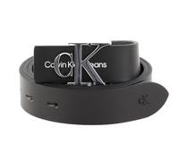 Calvin Klein Jeans Monogram Cinturón Piel 75 cm negro