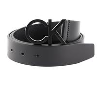Calvin Klein Hombre Cinturón Ck Buckle Belt 3.5 cm Cinturón de Cuero, Negro (Black), 85 cm
