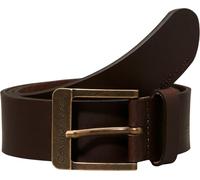 Calvin Klein Cinturón Hombre CKJ Belt 4.0 cm Cinturón de piel, Marrón (Turkish Coffee), 80 cm