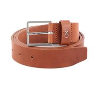 Calvin Klein Cinturón Hombre Formal Belt 3.5 cm Cinturón de piel, Marrón (Cognac), 90 cm