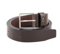 Calvin Klein Hombre Cinturón Formal Belt 3.5 cm Cinturón de Cuero, Marrón (Dark Brown), 95 cm