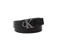 Calvin Klein Ck Buckle 40mm Fixed Belt Black/antique Silver Talla: 90 | Cinturones Outlet | Hombre | Gris