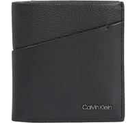 Calvin Klein CK Diagonal Trifold 6CC W/Coin, Negro, OS