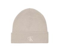 Calvin Klein CK Fine LV04D8020G - Gorro Acanalado para Hombre, Color marrón (Gris Chateau), Talla única, Marrón (Chateau Gray), Talla única