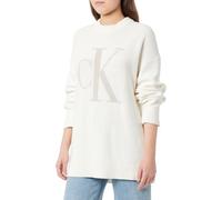 Calvin Klein CK Intarsia High Nej20J224799 Suéter pulóver, Ivory, XXL para Mujer
