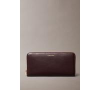 Calvin Klein Ck Large Zip Around Wallet Fudge Talla: OS | Billeteras Outlet | Mujer