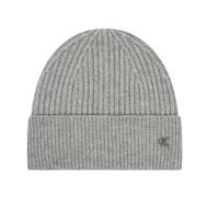 Calvin Klein CK LV04D8032G - Gorro de Lana metálica para Hombre, Color Gris (Gris Claro Jaspeado), Talla única, Gris (Light Grey Heather), Talla única