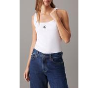 Calvin Klein Jeans CK Rib Tank Top J20J223192 Otras Camisetas de Punto, Blanco (Bright White), L para Mujer