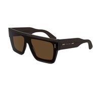 Calvin Klein Unisex Adult Sunglasses CK24502S - Taupe with Solid Brown Lens