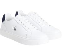 Calvin Klein Classic Cupsole Lace, 02Y, 40 EU 02Y - Bright White Navy 40, 02y Bright White Navy, 45 EU