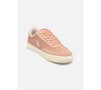 Calvin Klein Sneaker con Suela Cupsole Mujer Classic Low Mix de Lona, Multicolor (Tuscany/Eggshell), 38