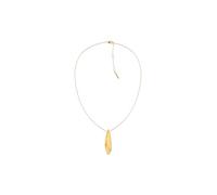 Calvin Klein Colección SCULPTED 35000814 - Collar con colgante de acero inoxidable chapado en oro amarillo para mujer