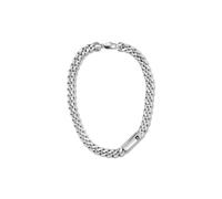 Calvin Klein Collar de Eslabones Barbados de Acero Inoxidable para Hombre | Colección CK HALLMARK, tono plateado, SKU: 35100100