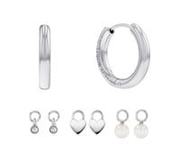 Calvin Klein Conjunto de joyería plata / blanco perla One Size plata / blanco perla