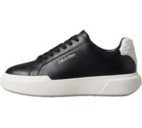 Calvin Klein Copas Gruesas con Cordones LTH AOP BT HW0HW03222 Low Top, Color Negro (Negro/Blanco Brillante), Talla 6